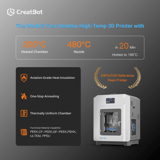 CreatBot PEEK-250 高温 3D 打印机