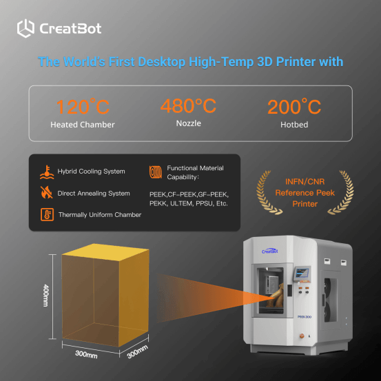 CreatBot PEEK-300 高温 3D 打印机